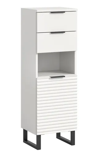 Badezimmreschrank | Standschrank Riff | weiß