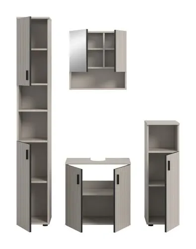 Badkombination Mone 1 | 4-teilig | Kaschmir