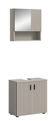 Badkombination Mone | 2-teilig | Kaschmir ohne Aufsatzleuchte