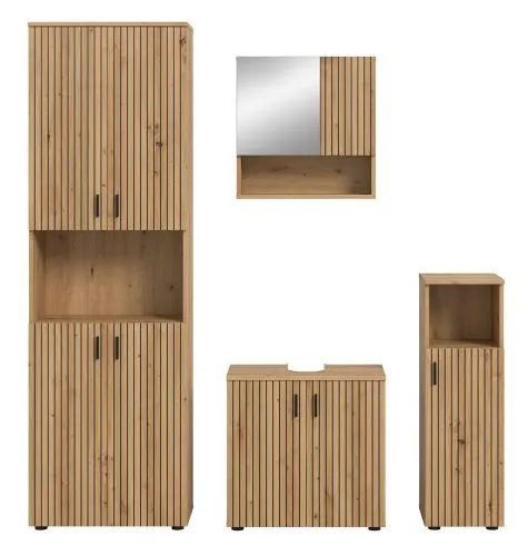 Badkombination Mone | 4-teilig | Artisan Oak