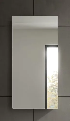 Badkombination Nova | 2-teilig | weiß Hochglanz ohne Aufsatzleuchte