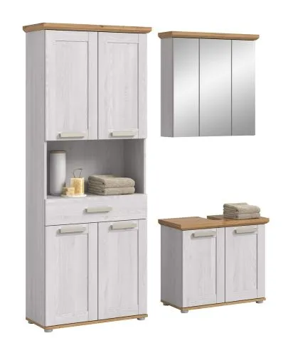 Badkombination Verona 1 | 3-teilig | Sibiu Larche / Artisan Eiche