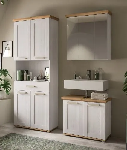 Badkombination Verona 1 | 3-teilig | Sibiu Larche / Artisan Eiche ohne