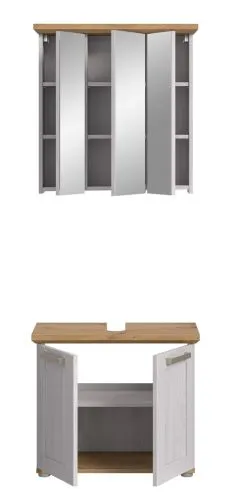 Badkombination Verona | 2-teilig | Sibiu Larche / Artisan Eiche