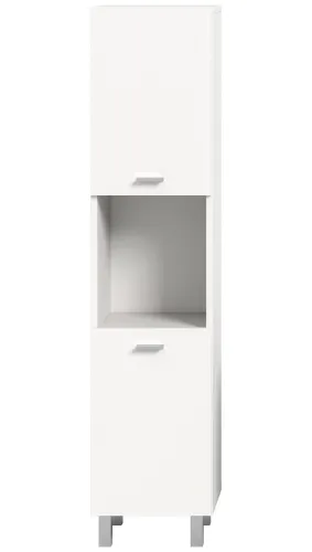 Badschrank Boston | mit offenem Fach | weiß