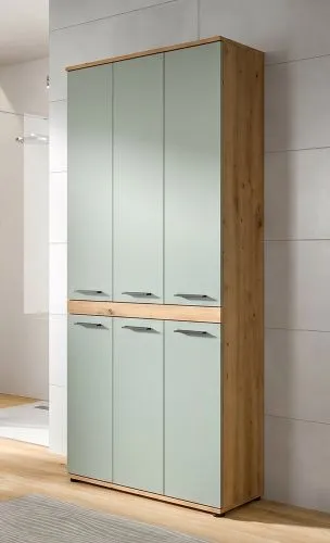 Badschrank Schrank Blake | Salbei / Artisan Eiche
