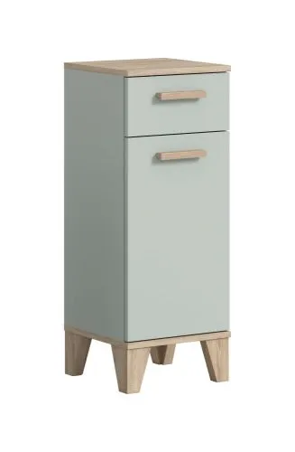 Badschrank Star | hellgrün / Eiche