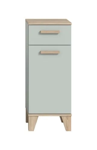 Badschrank Star | hellgrün / Eiche