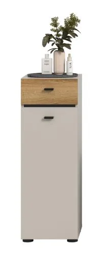 Badschrank Unterschrank Aqua | Kaschmir / Evoke Oak