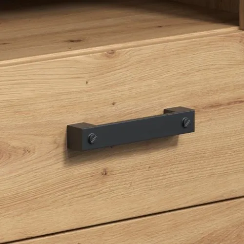 Spiegelschrank Bad Follow | Artisan Eiche / Matera grau ohne LED Aufsatzleuchte