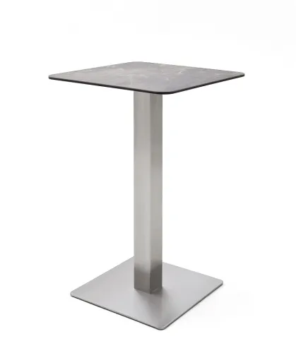 Bartisch Glastisch Zarina | Mokka | quadratisch | 70 x 70