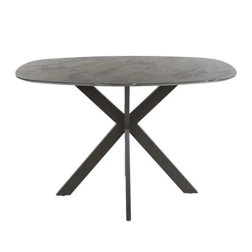 Bartisch Pouzina | 140cm | Kreuzgestell | 3D Melamin graphite