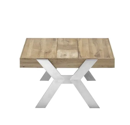 Beistelltisch Burgas | Zerreiche massiv | natur | 65 x 35 x 65 cm