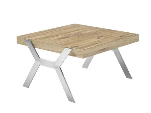 Beistelltisch Burgas | Zerreiche massiv | natur | 80 x 45 x 80 cm