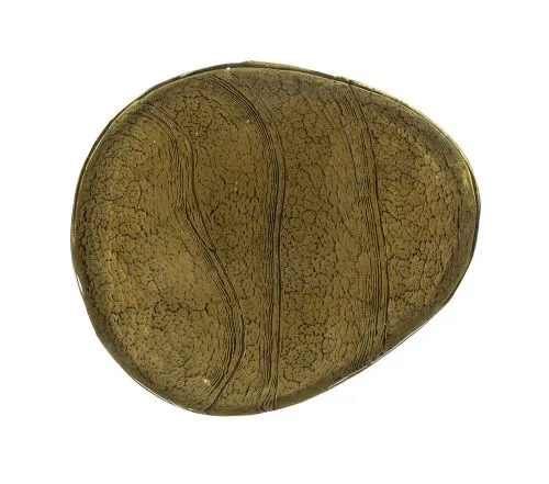 Beistelltisch Mira | Glas | Antikgold