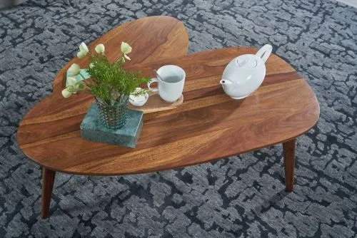 Beistelltisch Set Boma 2-teilig | Sheesham Holz massiv | braun