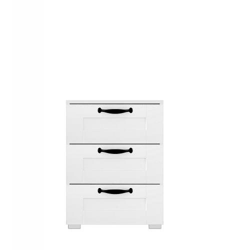 Bett Set Cottage | mit Schubkästen | alpinweiß | verschiedene Größen