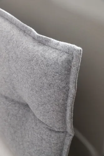 Bett Set Homey | mit Polsterkopfteil | seidengrau | 180x200 | mit 2 Nachttische