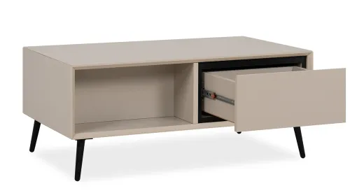 Couchtisch Arona | sand / schwarz