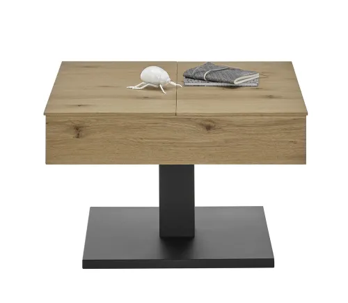 Couchtisch Ashton | 70x45 | Eiche / schwarz