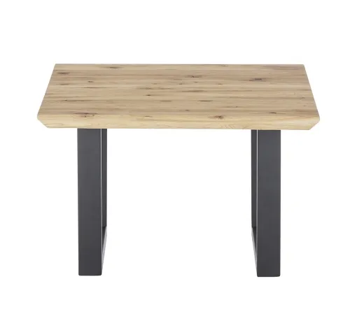 Couchtisch Asola | Eiche | T-Fuß | Eiche / schwarz | 70 cm