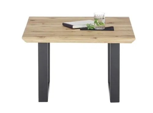 Couchtisch Asola | T-Fuß | Eiche / schwarz | verschiedene Größen