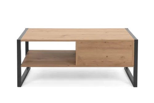 Couchtisch Denver | Artisan Oak / anthrazit | Industrial Look