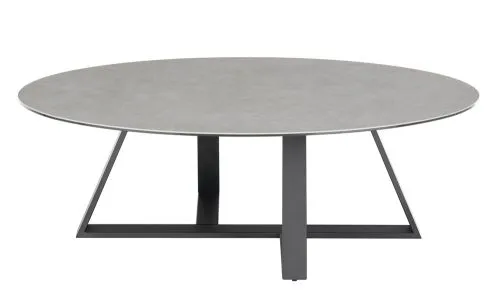 Couchtisch Elbing | grau / schwarz