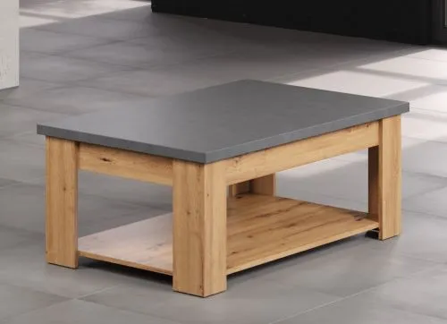 Couchtisch Follow | Artisan Eiche / Matera grau