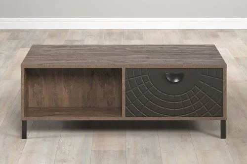 Couchtisch Fusion | Wohnzimmertisch | Rostoptik Rusty Flow / Perlbronze