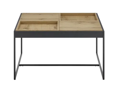 Couchtisch Larkana | 83x45 | Eiche / schwarz