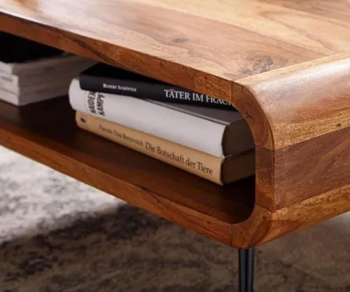 Couchtisch Malaya rechteckig | 90x55 | Sheesham Holz massiv | braun