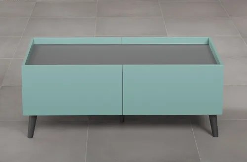 Couchtisch Melton | Dusk Blue / Anthrazit