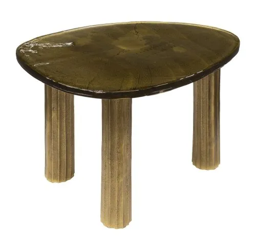 Couchtisch Mira 2 | Glas | Antikgold