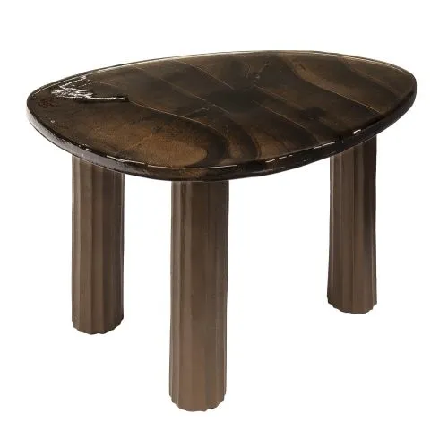 Couchtisch Mira 2 | Glas | Antikkupfer