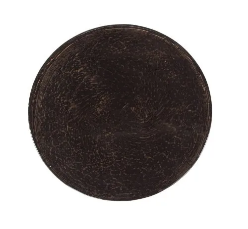 Couchtisch Mira | tropfenförmig | Glas | Antikkupfer