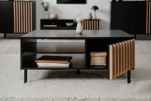 Couchtisch Monza | Artisan Oak / schwarz