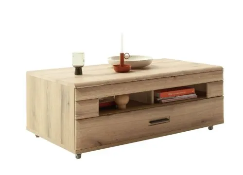 Couchtisch Naxos | auf Rollen | 115x68 | Eiche Evoke