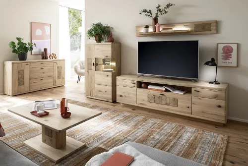 Couchtisch Palma | Ast /Balkeneiche | 110 x 65