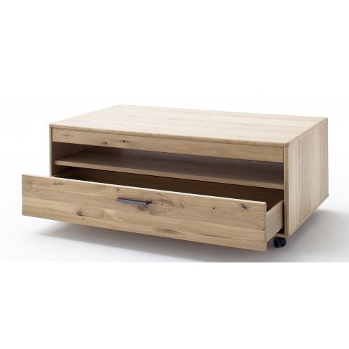 Couchtisch Portland | aus Rollen | 115x65 | Asteiche Bianco