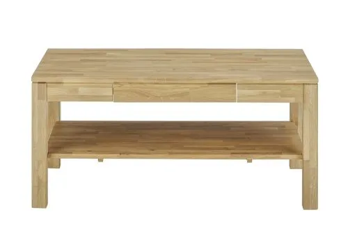 Couchtisch Salem | Eiche massiv | mit Schubkasten | 115X70