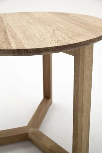 Couchtisch Set Faye | 3-teilig | Asteiche massiv | Ø50/Ø45/Ø32 | Eichefarben