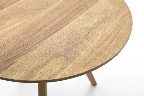 Couchtisch Set Genny 2-teilig | Asteiche massiv | Ø50/Ø45 | Eichefarben