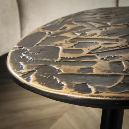 Couchtisch Set Kotto viereckig | 3-teilig | Metall | bronze / silber / kupfer