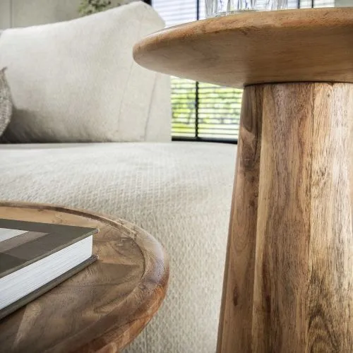 Couchtisch set Nail | 2-teilig | Akazie massiv | natur