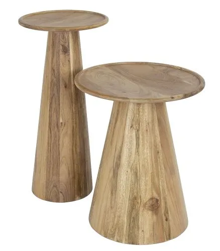 Couchtisch set Nail | 2-teilig | Akazie massiv | natur