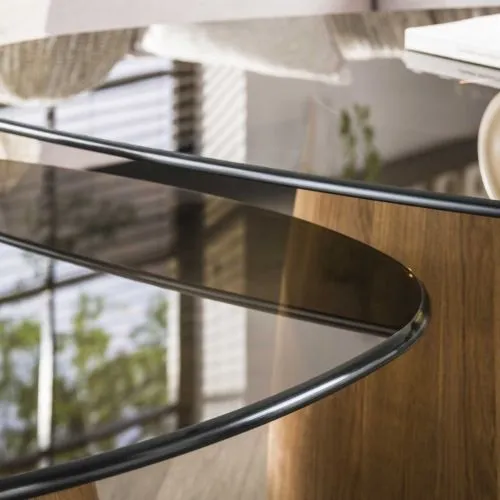 Couchtisch Set Shades | 2-teilig | dreieckig | Glas | Bronze