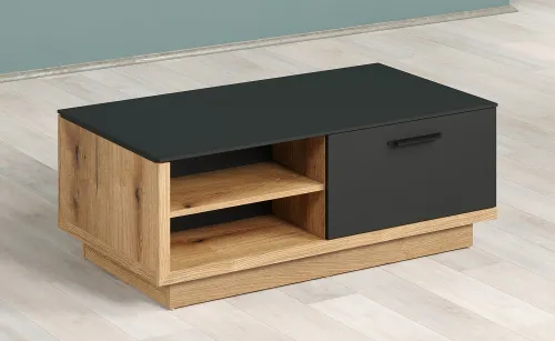 Couchtisch Synnax | anthrazit / Evoke Eiche