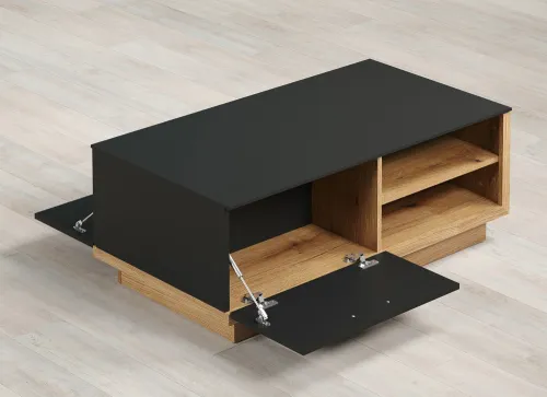 Couchtisch Synnax | anthrazit / Evoke Eiche