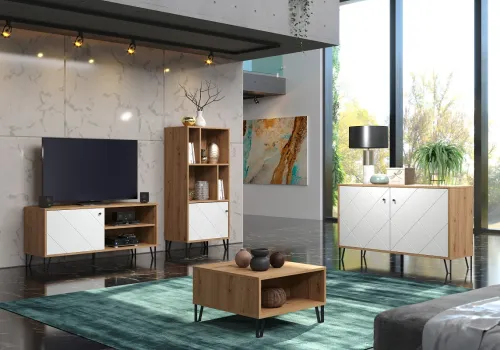 Couchtisch Touch klein | Wohnzimmertisch | Artisan Eiche